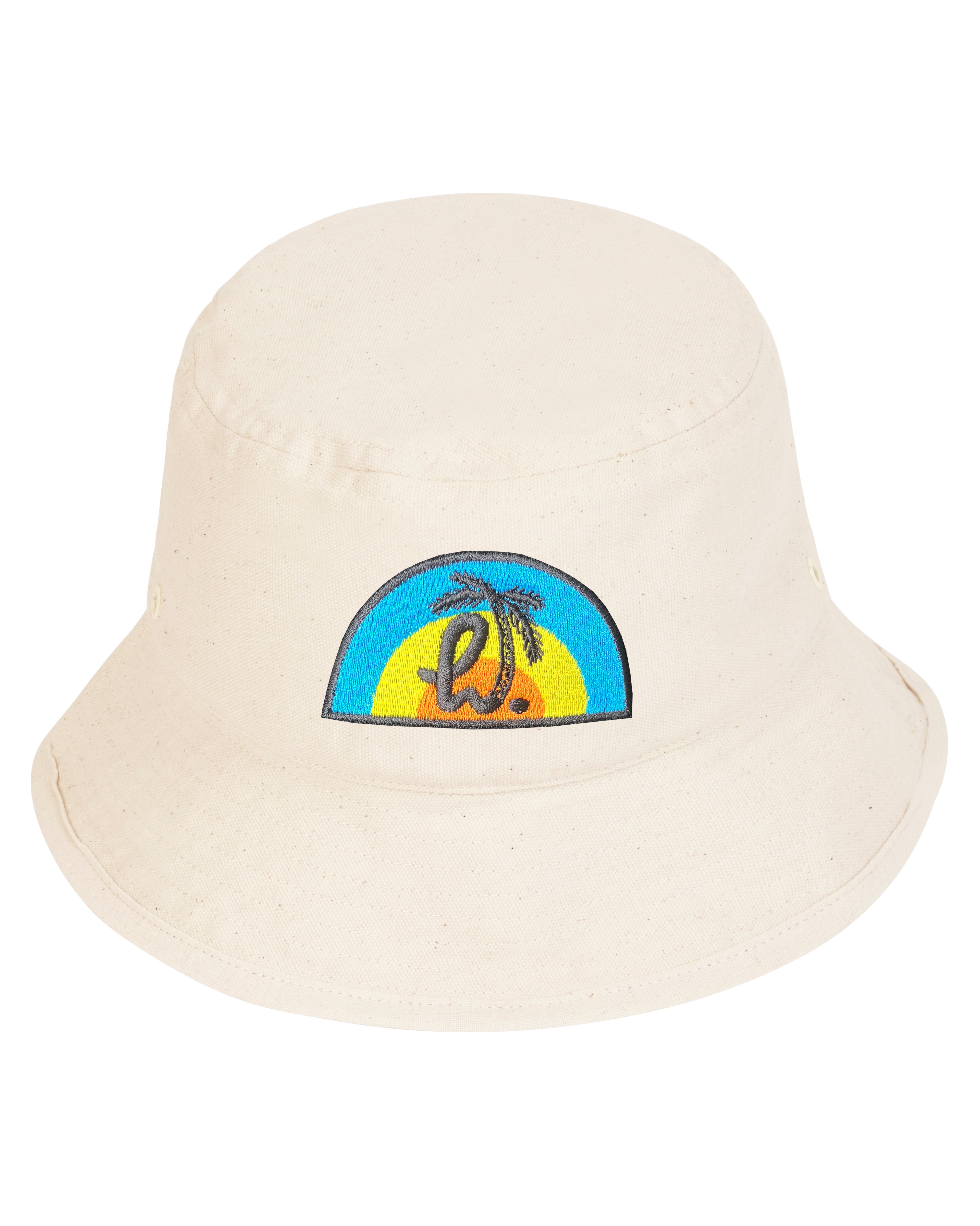 Highland Co. 2024 White Bucket Hat - Highland Sunrise