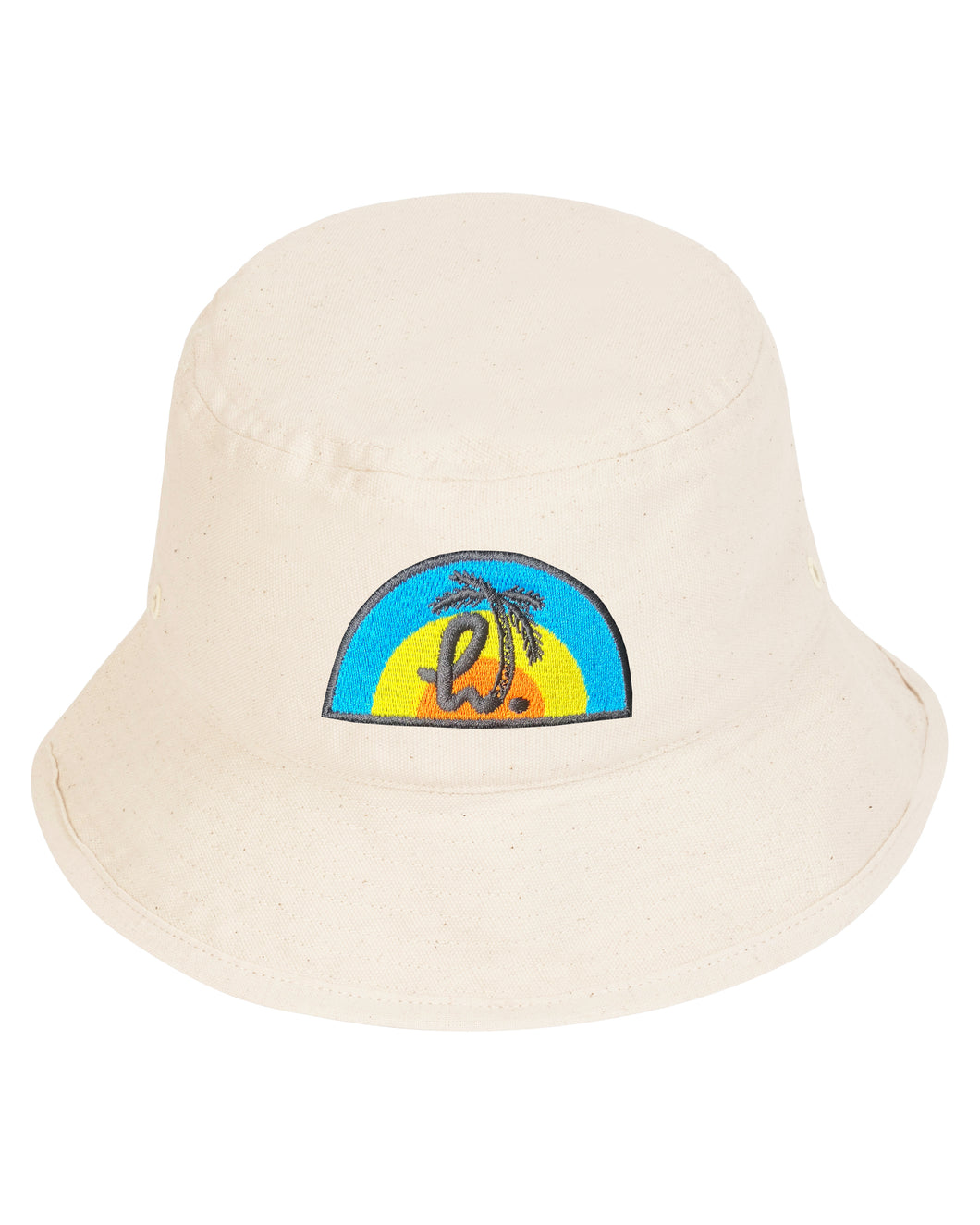 Highland Co. 2024 White Bucket Hat - Highland Sunrise