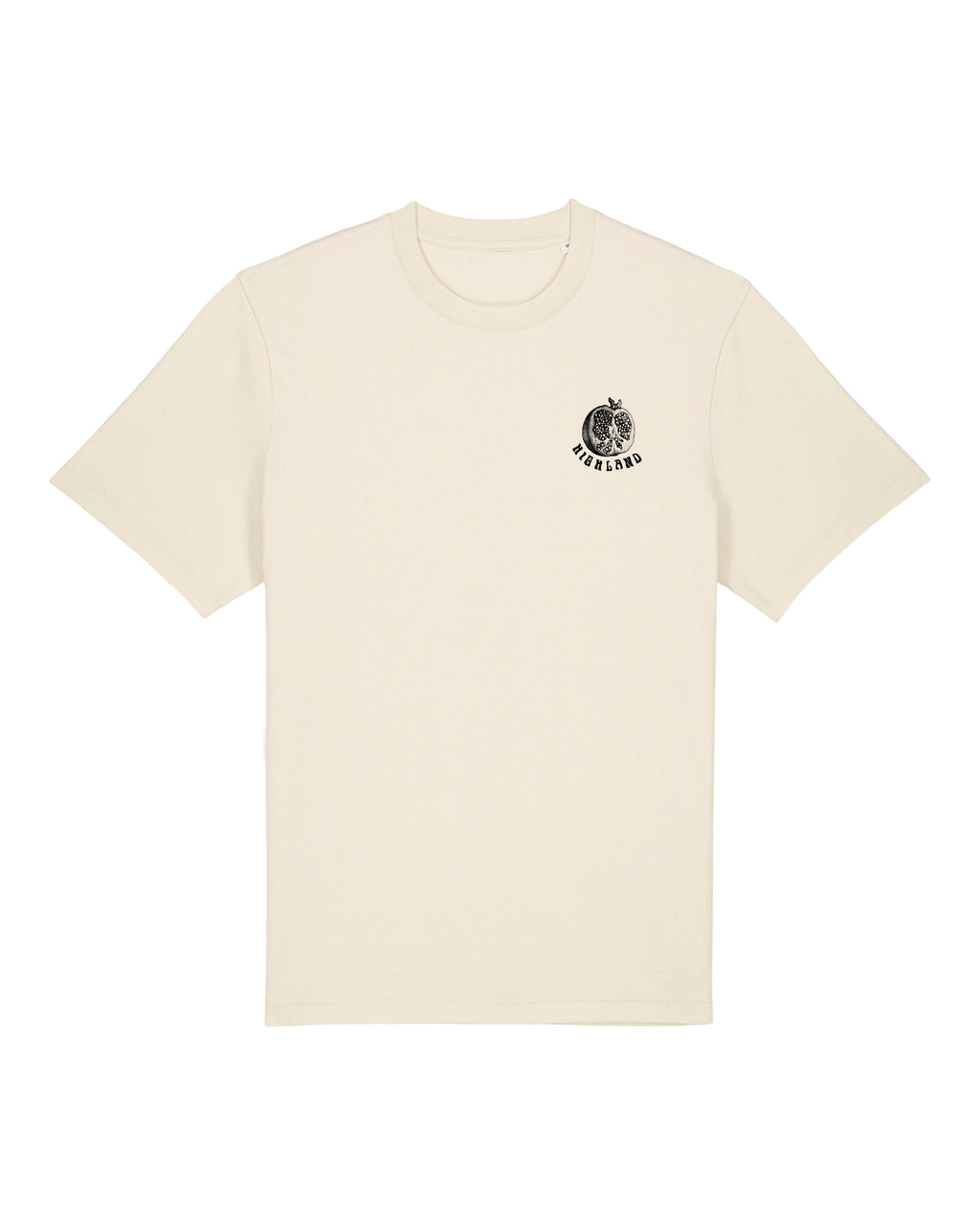 Highland Co. 2026 Natural Raw T-Shirt - Pomegranate