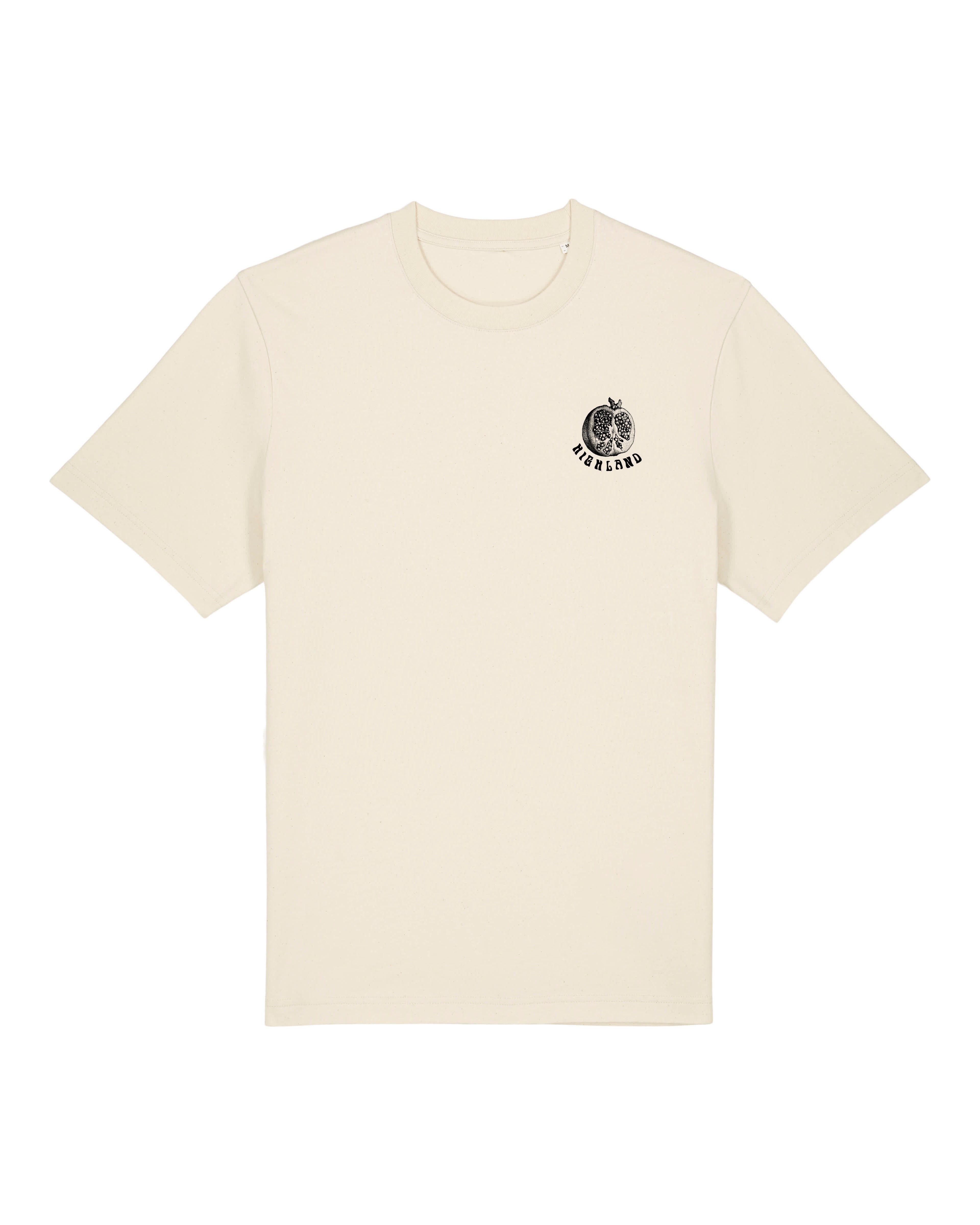 Highland Co. 2026 Natural Raw T-Shirt - Pomegranate