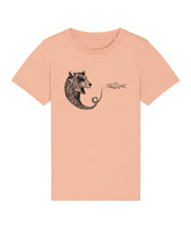 Load image into Gallery viewer, Highland Co. 2023 Peach kids t-shirt - Bear
