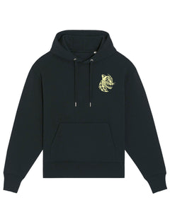 Highland Co. 2024 Heavy Black Hoodie - Panther Head