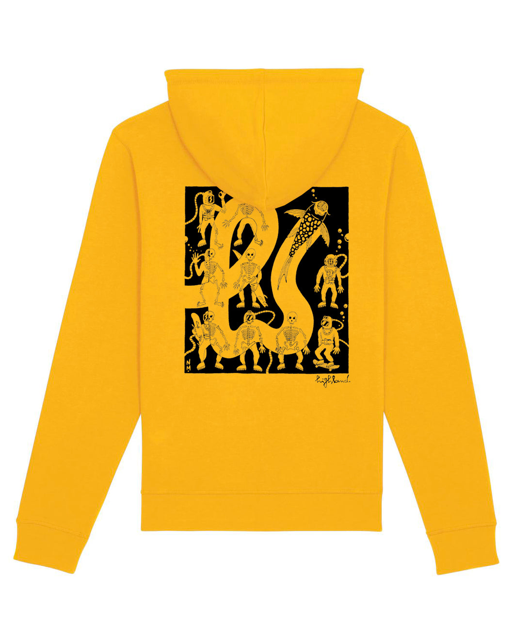 Highland Co. 2023 Golden Yellow Hoodie - Plecostomus