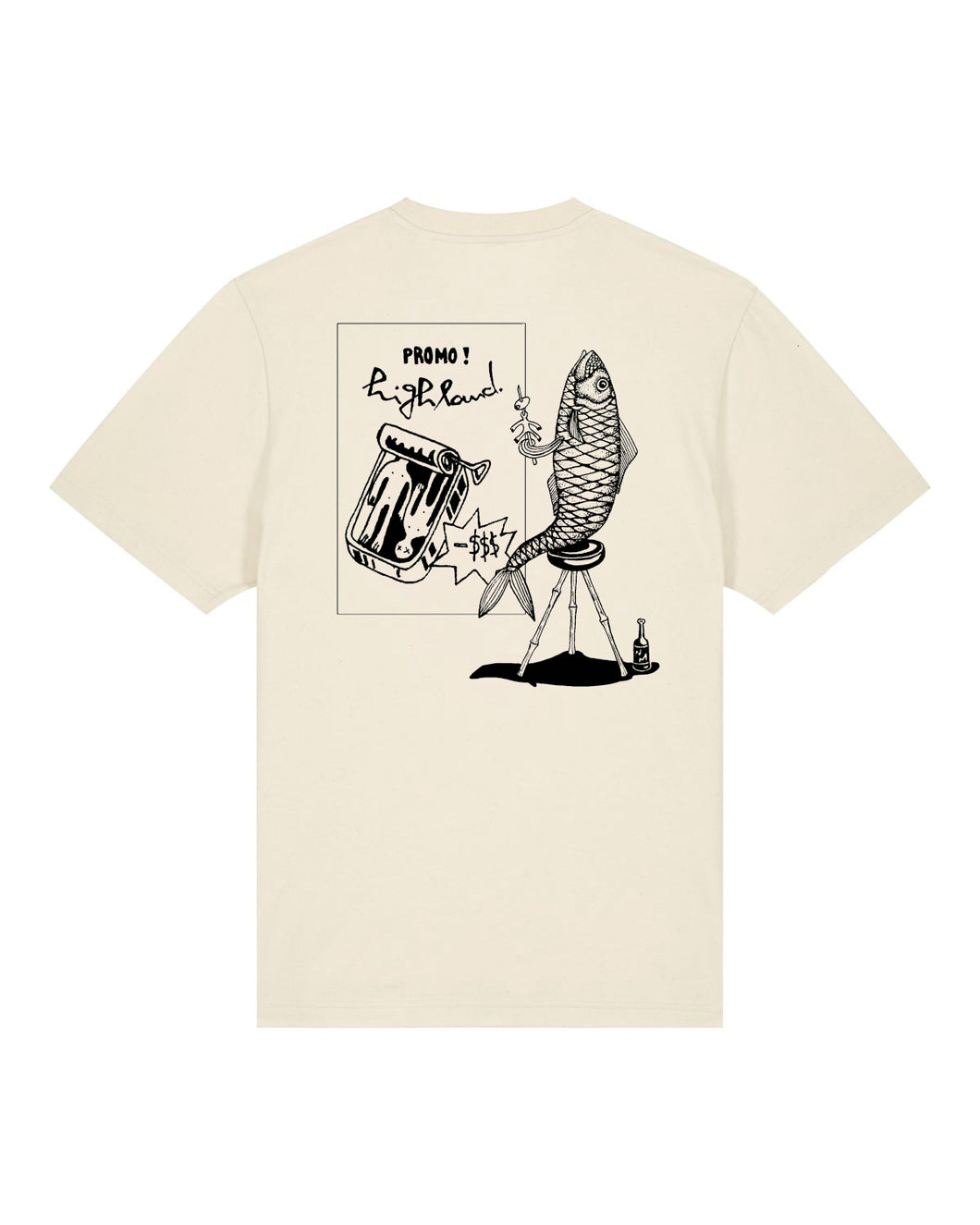 Highland Co. 2024 Natural Raw T-Shirt - Human Appetizer