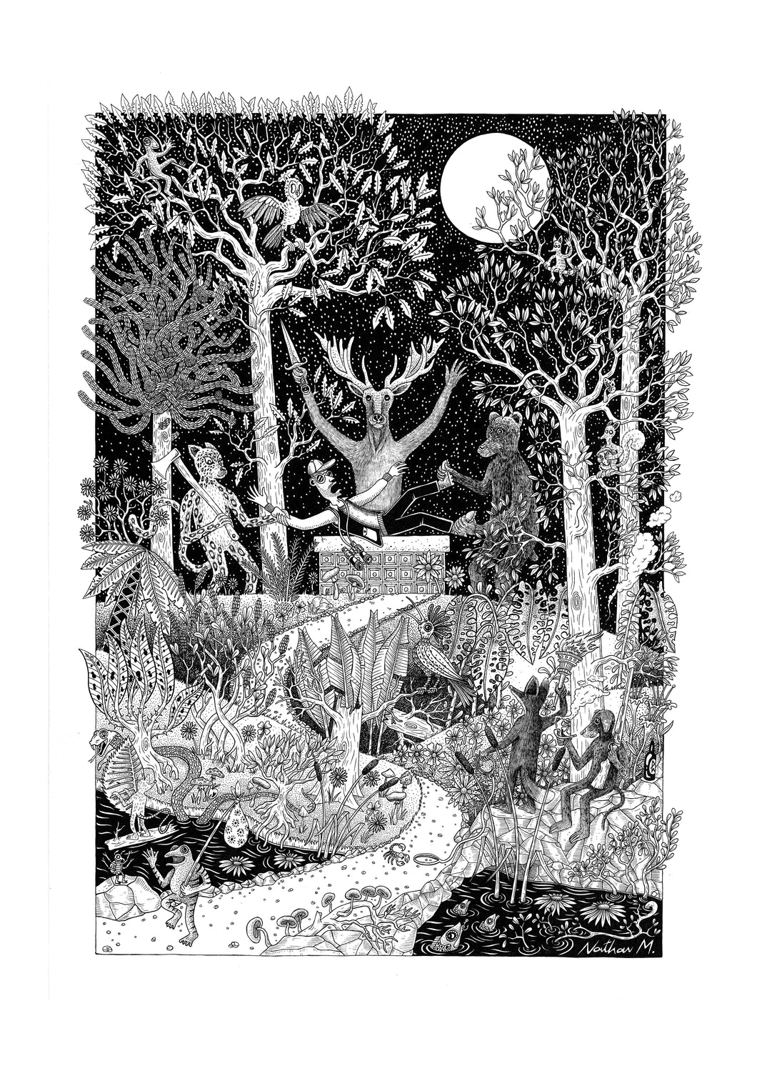 Highland Co. Artwork - The Ritual (42cm x 60cm)