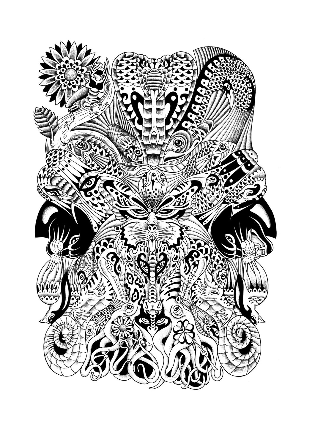 Highland Co. Artwork - Flash Trip (42cm x 59,4cm)